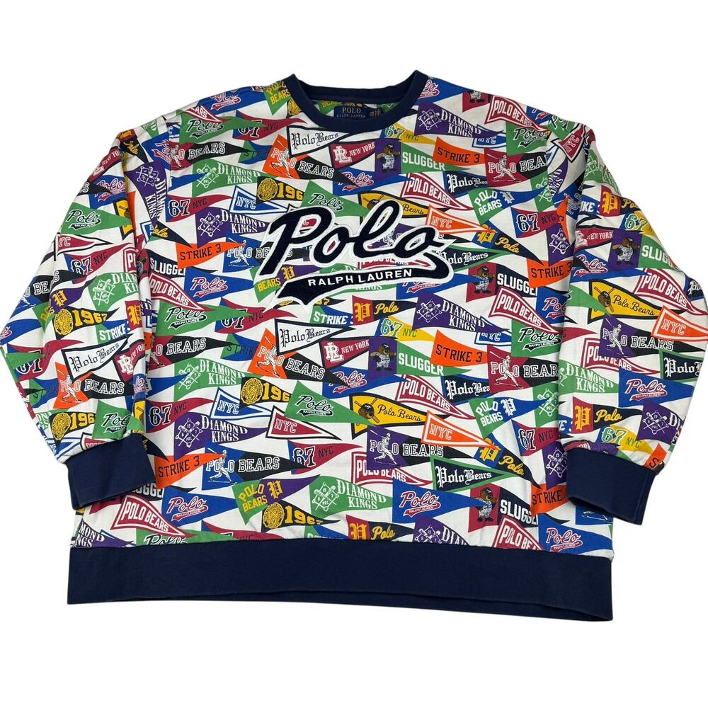 Polo Ralph Lauren Baseball Pennant Sweatshirt 2XB